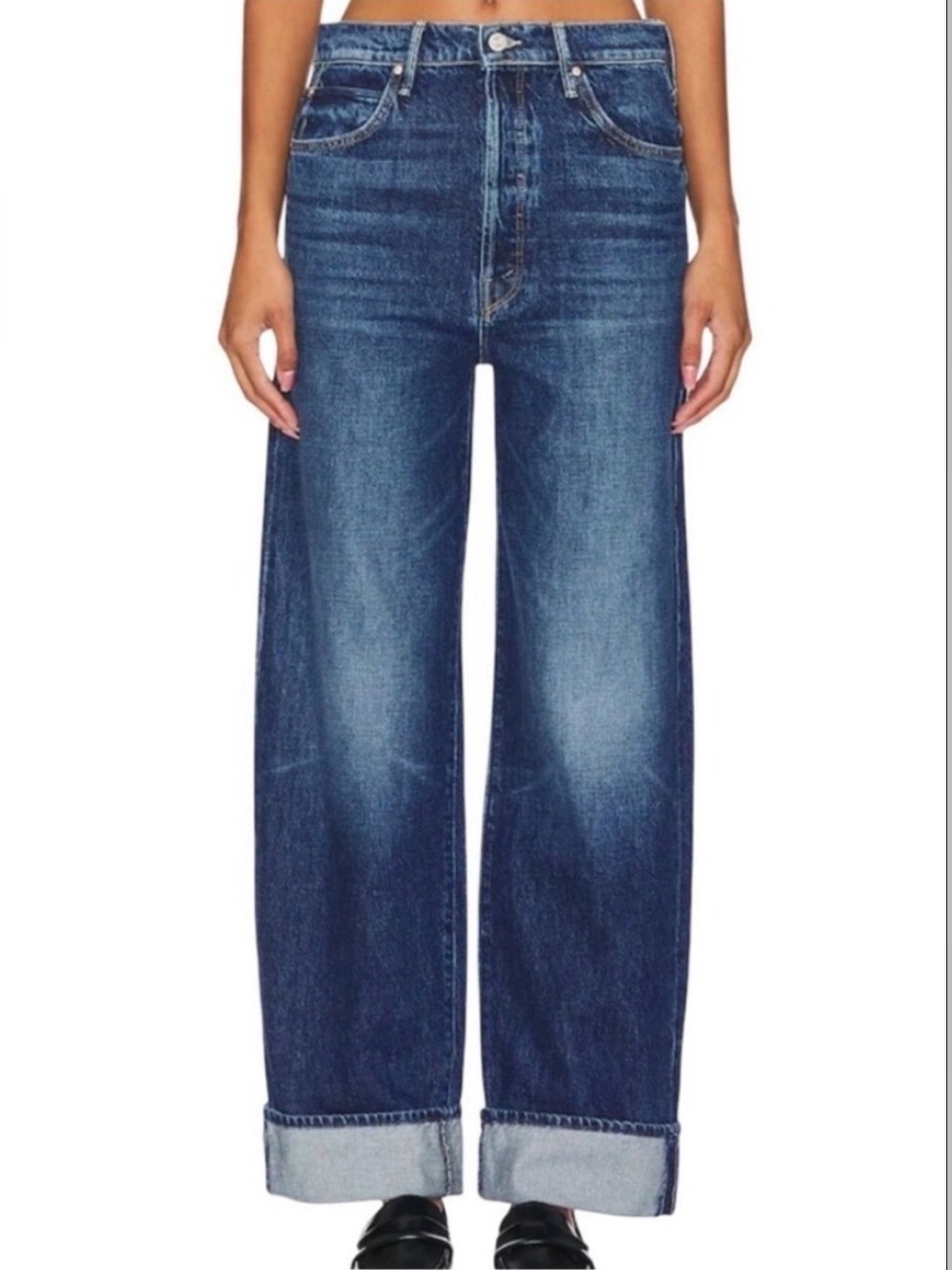 MOTHER SUPERIOR Jeans Spitfire Nerdy Cuff Did You Bring Me Anything Blue Size 29 - Picture 14 of 14